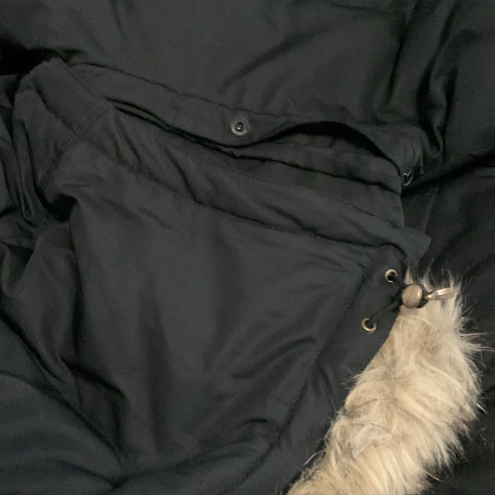 Long Lands End down women’s coat XL - Picture 9 of 9